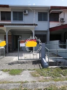 Facing Field Double Storey Terrace House in Bercham For Sales
