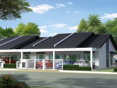 Projek Rumah Baru Setingkat Saiz Besar Jalan Iskandar Bukit Kapar Klang untuk dijual