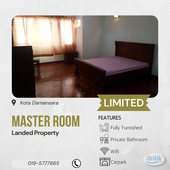 ZERO DEPOSIT Master Room with Private Bathroom at Kota Damansara, Petaling Jaya