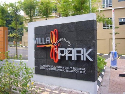 【 100%LOAN 】 Villa Park 956sf Seri Kembangan BELOW MARKET PRICE