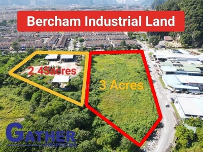 3 acres Heavy Industrial land at Bercham, Ipoh
