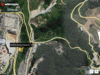 Genting land leasehold hill top agriculture land 68k genting sempah
