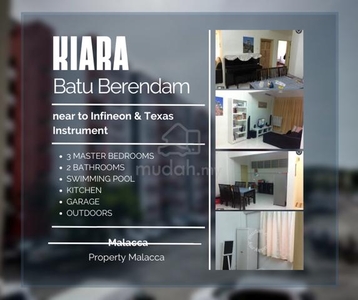 Good Price Lift Kiara Apartment Infineon Batu Berendam Melaka Baru