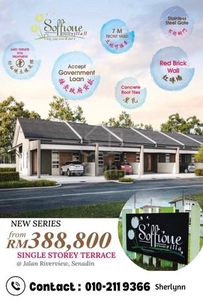 Introducing New Single Storey Terrace at Senadin Miri