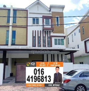 Ipoh tasek square fully furnished 3 storey semi-d house for rent