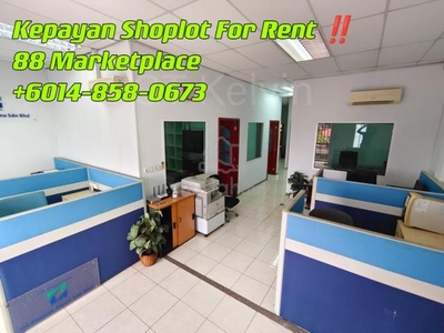 Kepayan 88 Market Shoplot Office for Rent