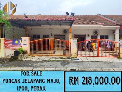 Terrace For Sale At Taman Puncak Jelapang Maju, Ipoh, Perak