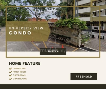 The Only 4 Room Freehold Bukit Beruang Bestari University View UV MMU