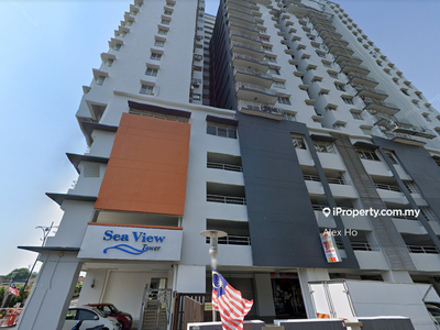 Below Value, Sea View Tower, 4 Room, 1280sf, near Penang Sentral