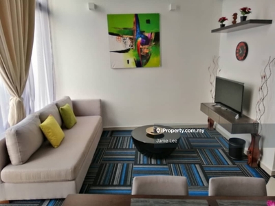 I-City Service Residence Duplex unit with Well-furnished Homey design