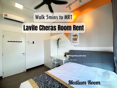 Lavile Cheras Nice Fully Furnished Private Room for Rent