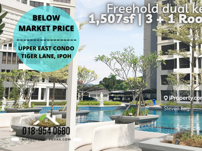 Renovated Furnished, 1,507sf, Dual Key Freehold Condo, Ipoh Tiger Lane