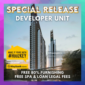Special Release Developer Unit with Free Furnishing & Big Discounts!