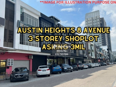 Austin Heights 8 Avenue 3-Storey Shoplot