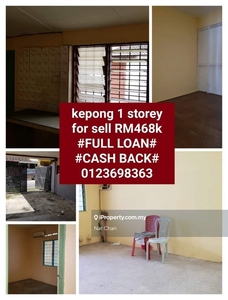Desa jaya kepong 1 storey full loan for sell