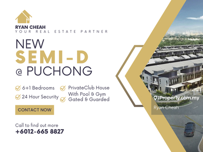 Early Bird Offer !! Grab Now !!New Launch Semi-D @ Puchong Bukit Jalil