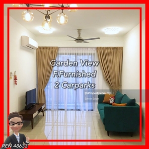 Garden View / Fully furnished / Non bumi / 2 Carparks