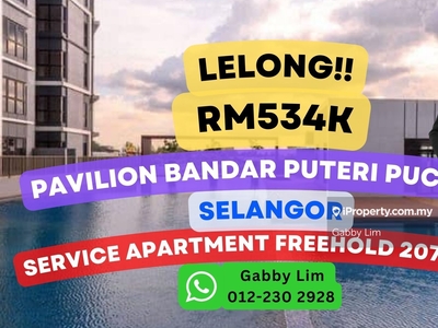 Lelong Super Cheap Service Apartment @ Bandar Puteri Puchong Selangor