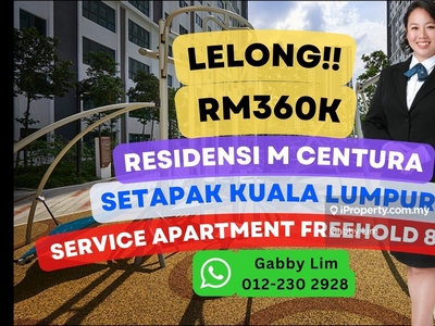 Lelong Super Cheap Service Apartment @ M Centura Sentul Kuala Lumpur