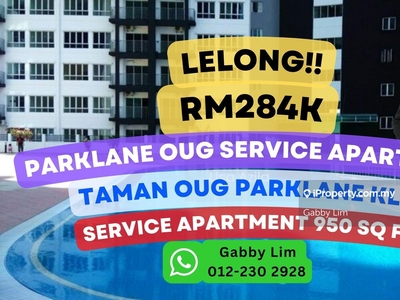 Lelong Super Cheap Service Apartment @ Parklane Oug Kuala Lumpur