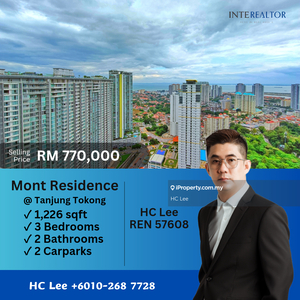 Mont Residence At Tanjung Tokong High Floor For Sale