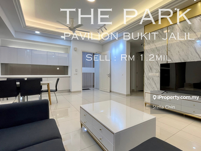 Pavilion Bukit jalil 3 rooms Park View Fully Furnished Below Market