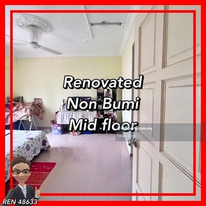 Renovated / Furnished / Mid floor / Non Bumi