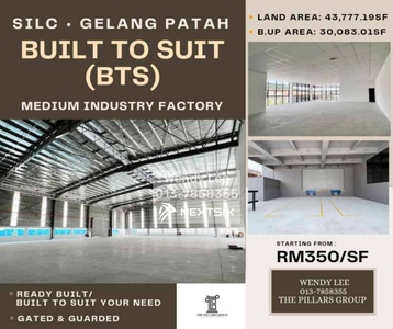 Built to Suit Medium Industry Factory @ SILC | Gelang Patah