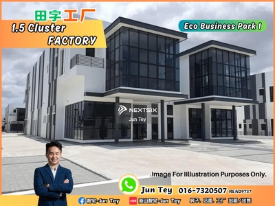 Eco Business Park 1 60x120 Light Industry Cluster Factory For Sale！Mount Austin,Desa Cemerlang,Johor Bahru