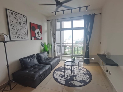 Apartment fully furnished high floor city view good condition