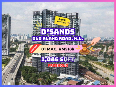 Bank Auction Save Rm132k D'sands Condo @ Jalan Kelang Lama Okr KL