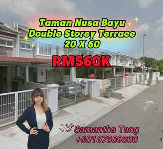 Basic Renovation Double Storey At Taman Bayu For Sale