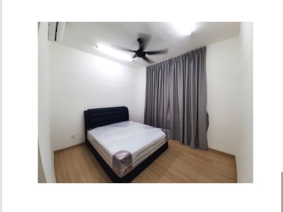 For Rent Tuan Residency serviced residence @Jalan kuching build in Kitchen cabinet aircond high floor 3 rooms 2 baths 1 carpark