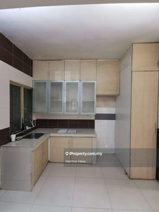 Ground floor and well maintained apartment at Lembah Maju for sale