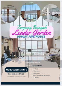 Leader Garden Duplex Penthouse @ Tanjung Bungah for sale