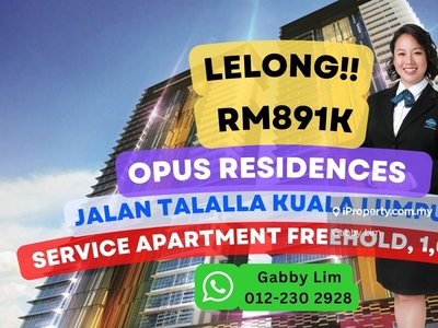 Lelong Super Cheap Opus Residences @ Kampung Attap Kuala Lumpur