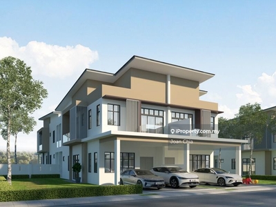 Pulai Bestari Phase 2, New Project Double Storey Cluster House, Semi D