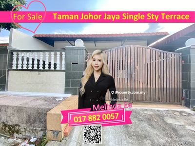 Taman Johor Jaya Refurbish Single Storey Terrace 3bed Can Full Loan