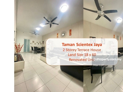 Taman Scientex Jaya,2 Storey Terrace, Renovated Unit