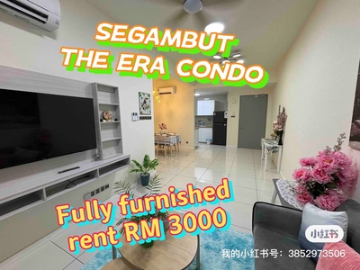 The era condo for rent, fully furnished, 2 carpark