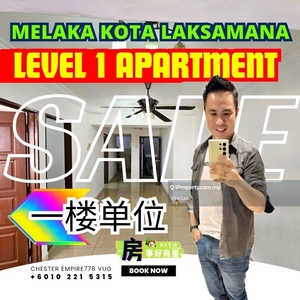 Town Area Level 1 Apartment at Kota Laksamana Utama