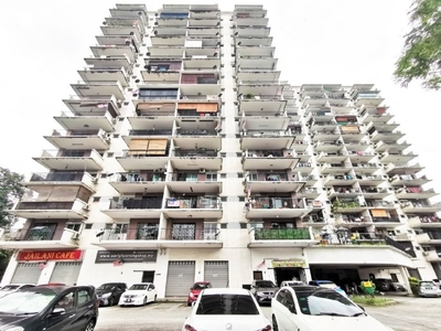 Apartment Indahria Seksyen 22 Shah Alam [OPEN FACING] 1st Floor + GOOD CONDITION + Near KTM Batu Tiga