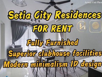 Fully Furnished | Setia City Residences @ Setia City, Setia Alam/Alam Nusantara, Selangor