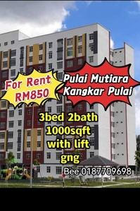Taman Pulai Mutiara Apartment 3bed for rent