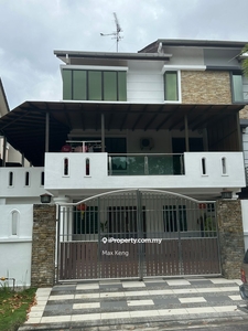Adda Heights Double Storey Cluster Fully Renovated Unblock View G&G