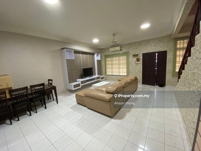 Bukit Indah 10 double storey terrace house fully furnished for rent