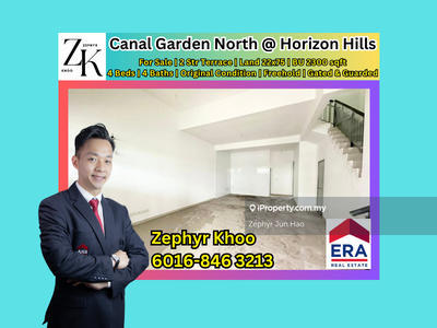 Canal Garden North Horizon Hills Bumi Lot For Sale