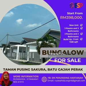 Taman Pusing Sakura Bungalow For Sale