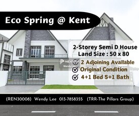 Eco Spring Kent Type Semi D House 2 Adjoin Unit Available For Sale