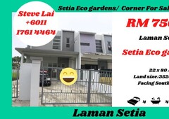 Setia Eco Gardens/ Laman Setia/ Corner For Sale